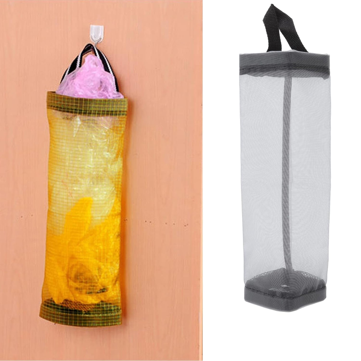 Hanging Waste Bag Holder – Large Capacity Garbage Storage with Sturdy Handle for Home, Kitchen & Restaurant (1 Pc) Hanging Waste Bag Holder – Large Capacity Garbage Storage with Sturdy Handle for Home, Kitchen & Restaurant (1 Pc)